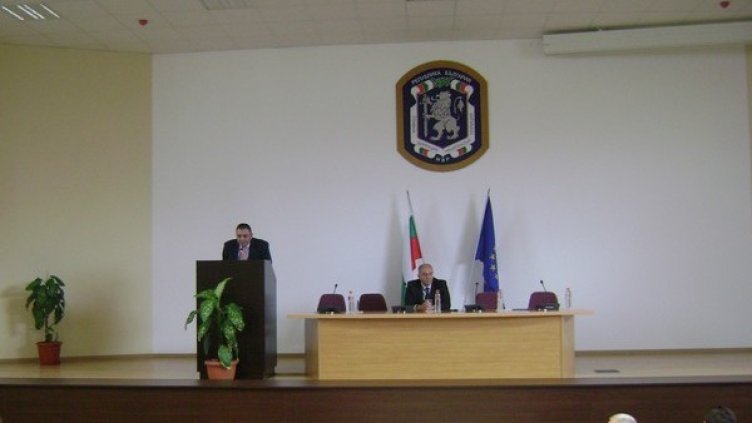 Представяне на главен комисар Тодор Гребенаров. Снимка МВР