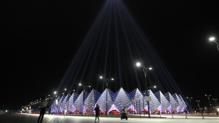 "Кристал Хол" в Баку, където се проведе конкурсът. Снимка: архив, Ройтерс
