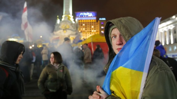 Протестите в Украйна. Снимка БТА