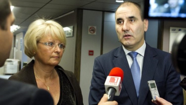 Вероник Матийо и Цветан Цветанов. Снимка: ГЕРБ