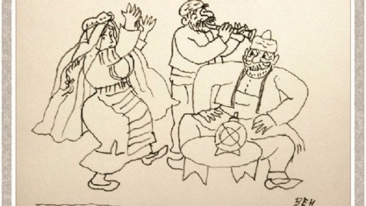 Рисунка на Стоян Венев. Снимка: Refresh PR