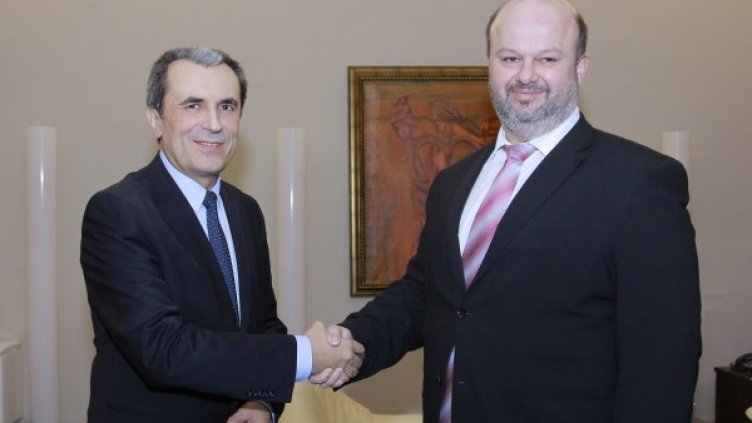 Премиерът на срещата си с Пецина. Снимка: Министерски съвет