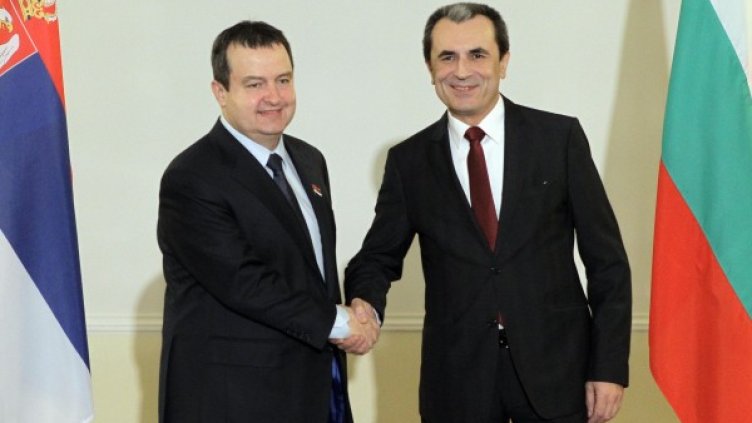 Пламен Орешарски се срещна с Ивица Дачич. Снимка: БТА