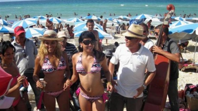 Плажът "Варадеро" където са щракнати националистите. Снимка: Reuters