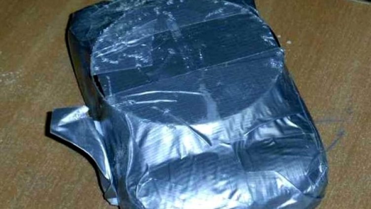 Откритата дрога. Снимка: Агенция "Митници"