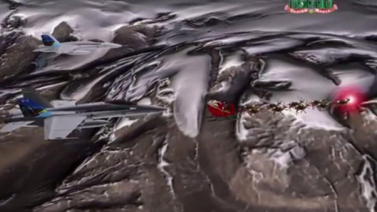 Изтребители ще съпровождат шейната на Дядо Коледа. Снимка: архив, Ройтерс