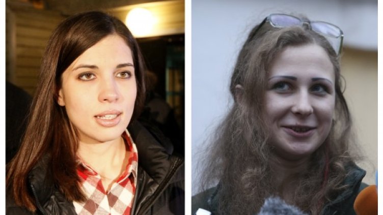 Надежда Толоконникова и Мария Альохина. Снимка: Reuters