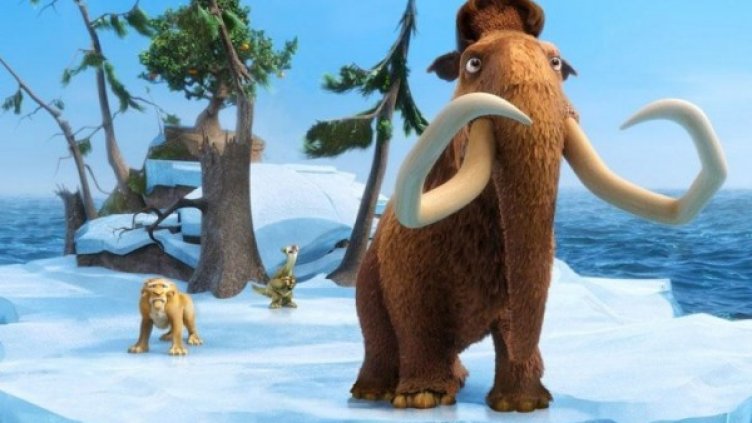 Кадър от "Ледена епоха 4:Континентален дрейф". Снимка: Александра филмс