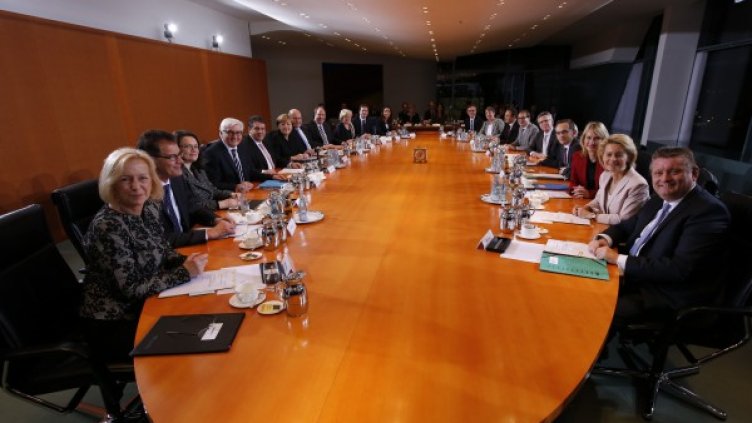 Новият кабинет на Германия. Снимка: Reuters