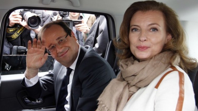 Франсоа Оланд и Валери Трирвильор. Снимка: архив, Reuters