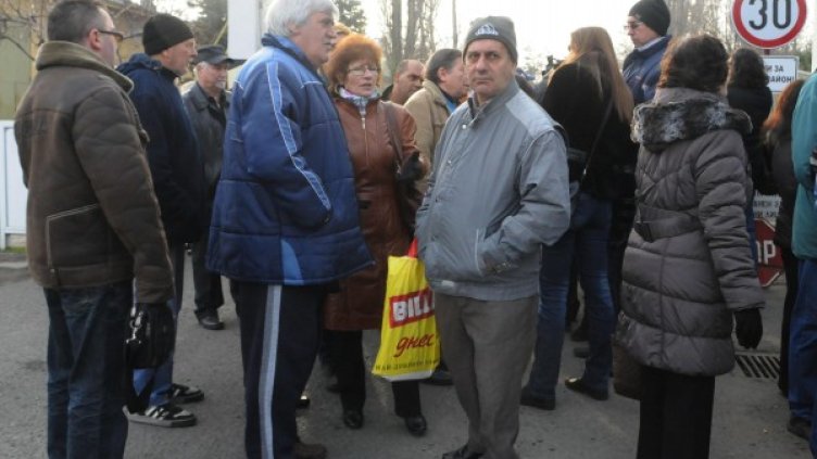 Работници от" Бургаски корабостроителници". Снимка, архив: Булфото