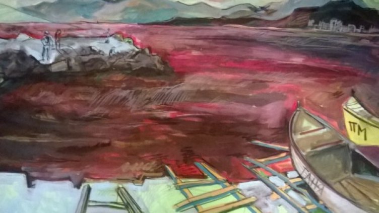 Картина на Елена Мишева. Снимка: Галерия "Дебют"