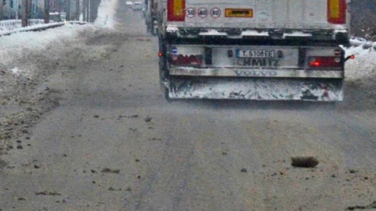 Зимната обстановка в Русе. Снимка: Буфото