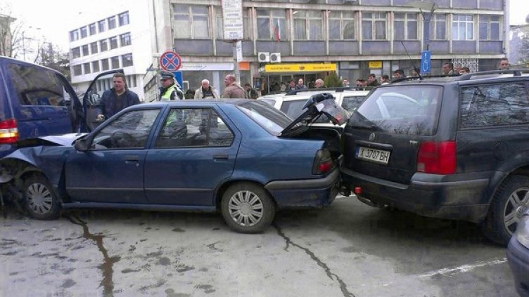 Мястото на катастрофата. Снимка: Булфото