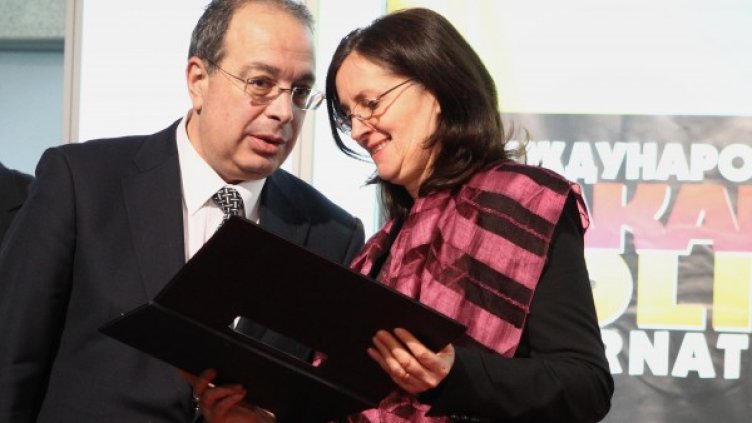 Зам.-министърът на МИЕ Бранимир Ботев и Даниела Бобева. Снимка: БТА