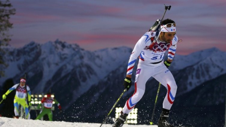 Мартен Фуркад взе втора олимпийска титла от Сочи. Снимка: Reuters