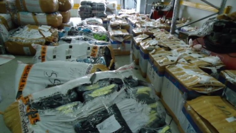 Част от задържаната контрабанда. Снимка: Агенция "Митници"