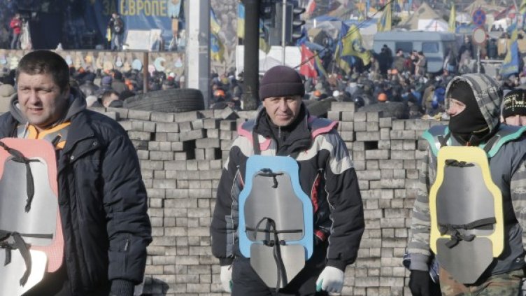 Протестът в Украйна. Снимка БТА