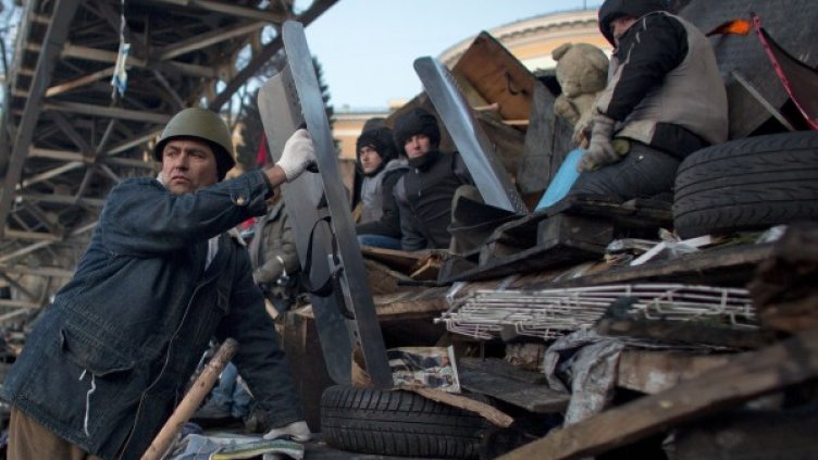 Протестът в Украйна. Снимка БТА