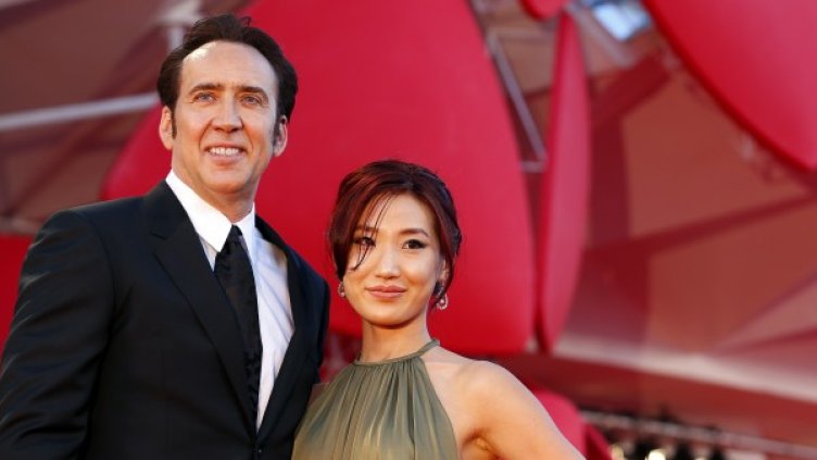 Никълъс Кейдж и съпругата му Алис Ким. Снимка: Reuters