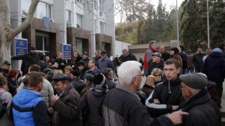 Украйна в днешния ден. Снимка - БТА