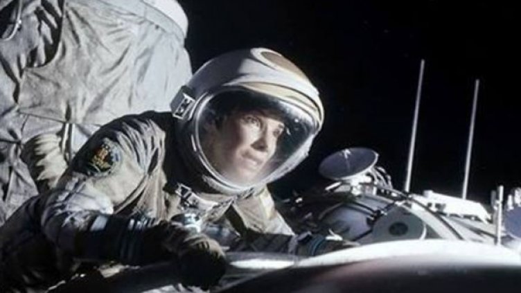 Кадър от "Гравитация". Снимка: Александра филмс