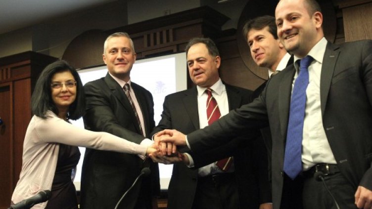 Лидерите от Реформаторския блок. Снимка: архив, Булфото