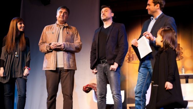 Журито на "Големите надежди" - Дивна, Веселин Маринов и Любо. Снимка: Големите надежди