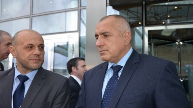 Бойко Борисов и Томислав Дончев. Снимка: ГЕРБ