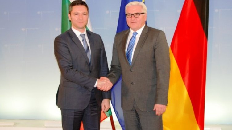 Кристиан вигенин и Франк-Валтер Щайнмайер. Снимка: БТА