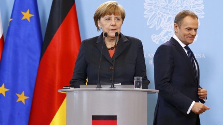 Ангела Меркел и Доналд Туск. Снимка: архив, Reuters