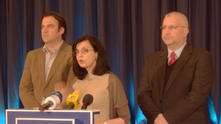 Пресконференция на Реформаторския блок. Снимка РБ