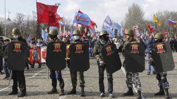 Митингът в Одеса. Снимка: Reuters