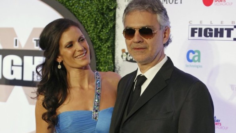 Бочели и Вероника Берти. Снимка: архив, Ройтерс