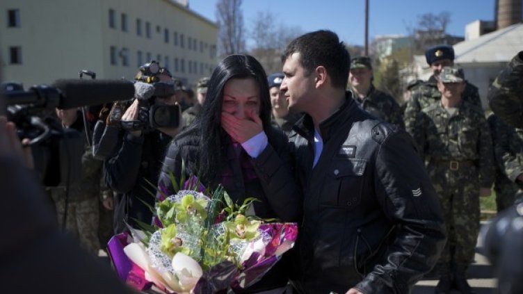 Младоженците Галина и Иван Снимка: БТА