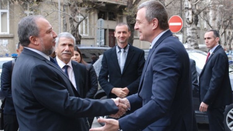 Срещата между Цветлин Йовчев и Авигдор Либерман. Снимка МВР