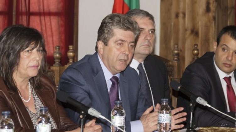 Георги Първанов при обявяването на листата на АБВ. Снимка, Архив: Булфото