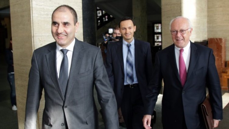 Цветан Цветанов на днешното заседание в съда. Снимка БТА