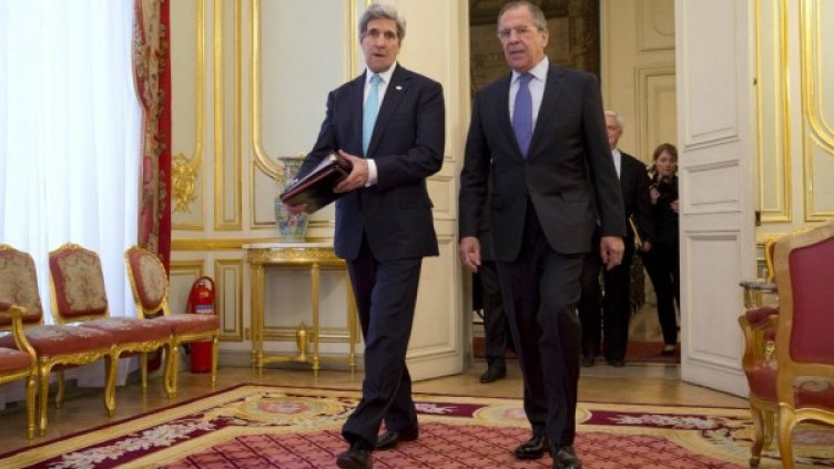 Джон Кери и Сергей Лавров. Снимка: Reuters