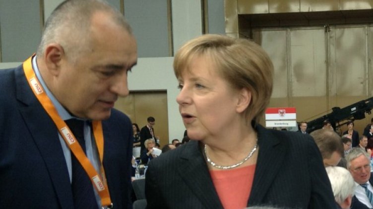 Борисов и Меркел. Снимка: ГЕРБ