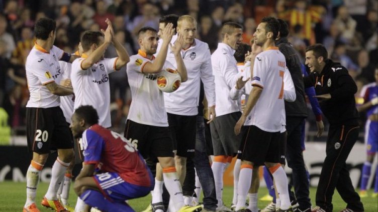 Валенсия се класира на 1/2 финал в Лига Европа. Снимка: Reuters