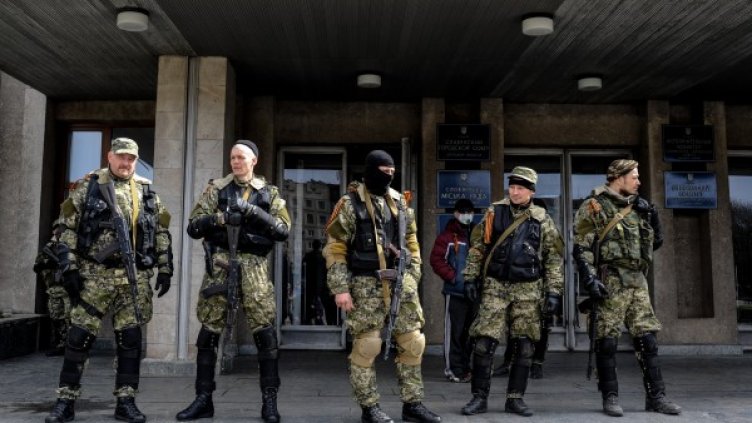 Въпръжени проруски активисти Снимка: БТА