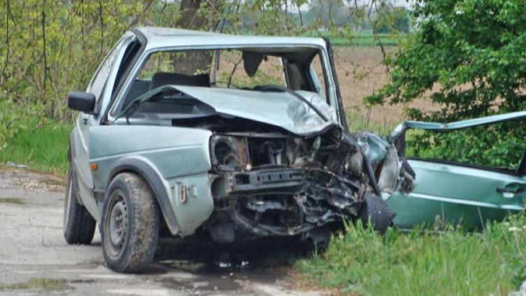 Катастрофата край Пловдив. Снимка "Булфото"