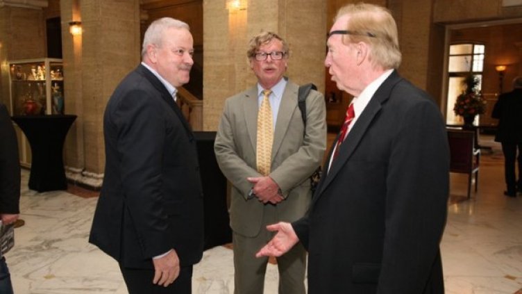 Красимир Лаков (автор на книгата и филма), Роналд Ът, Ричард Ран Снимка: Bulgaria On Air