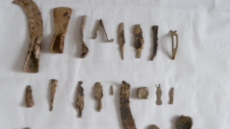 Иззетите предмети, снимка: МВР - Шумен