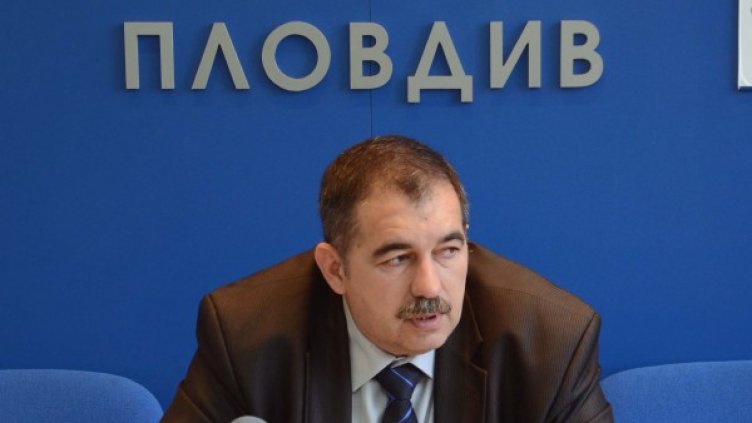 Атанас Чернаев на пресконференцията в Пловдив. Снимка БТА