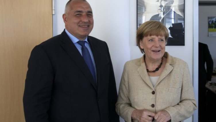 Бойко Борисов и Ангела Меркел. Снимка: ГЕРБ