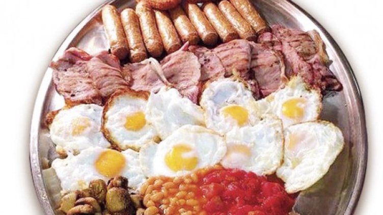 "Чудовищната" закуска, Снимка: Pic/realsteakhouse.co.uk