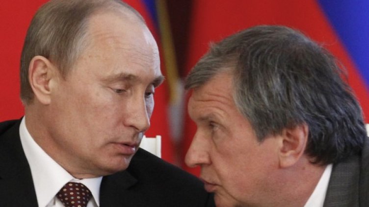 Владимир Путин и Игор Сечин. Снимка: архив, Reuters