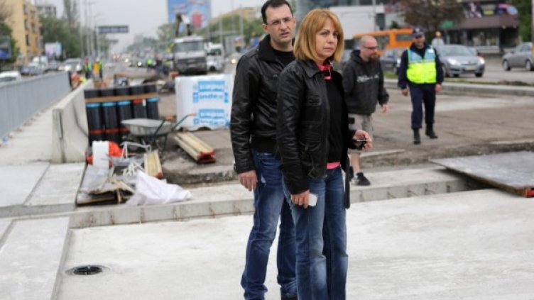 Йорданка Фандъкова и Любомир Христов. Снимка: БТА